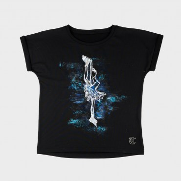 Thuono_new_handpainted_collection_T-love shirt_blu glitter skater 